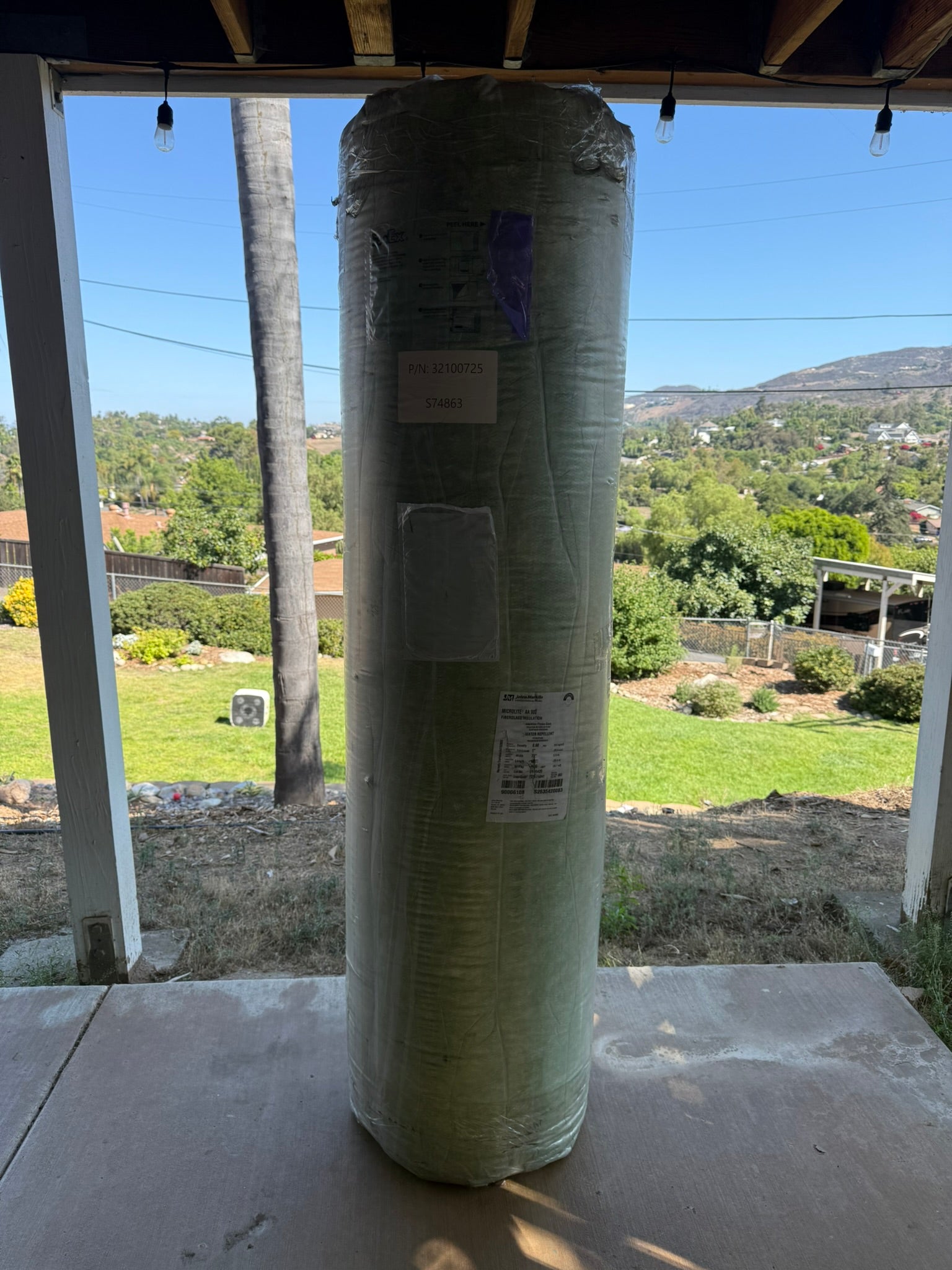 Microlite AA Thermal/Acoustic Insulation Blanket - 1 inch x 72 inch x 100 foot roll
