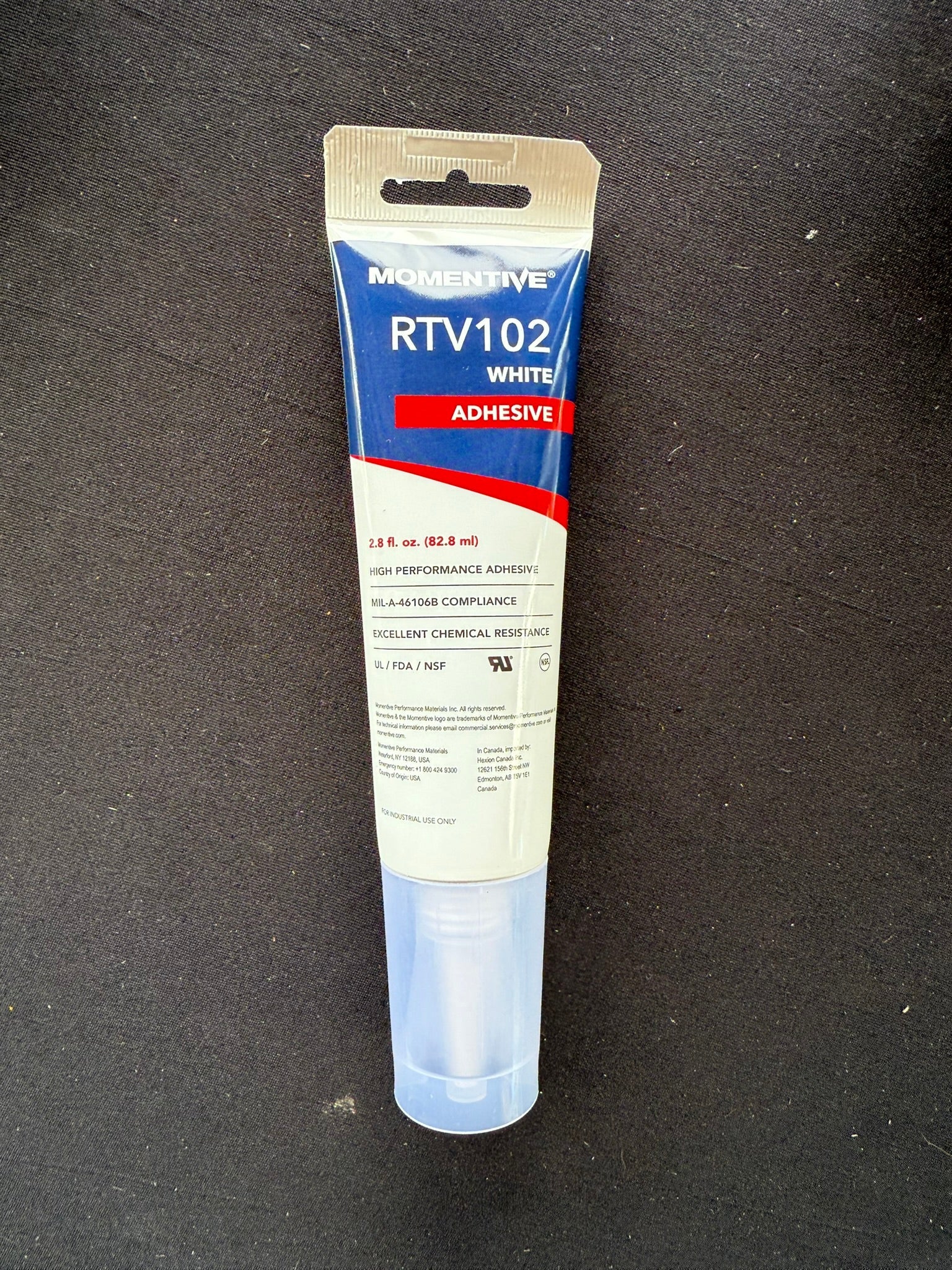 CASE OF 12 Momentive RTV102 WHITE Silicone Adhesive Sealant 2.8 oz  - FULL CASE